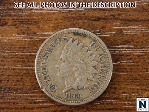 NobleSpirit (JL) 1860 Indian Head Cent XF Extremely Fine