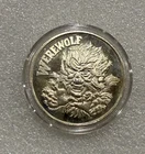 Vintage Mythological Legends .999 Silver 1 oz  Round ~ Werewolf ~