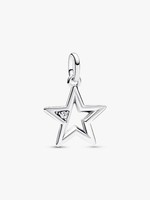 Pandora Charm AnhäNger Bead Sterlingsilber Stern WeißEr Stein Poliert 793032C01
