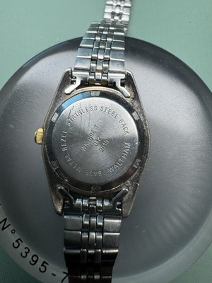 Vintage Waltham Diamond Watch Women 25mm Silver Gold Tone | eBay display picture 3