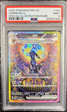 2025 POKEMON PRE EN UMBREON ex SPECIAL ILLUSTRATION RARE #161 💎 PSA 9