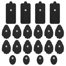 TENS Unit Electrode Pads NURSAL 20 Pack 3.5mm Snap EMS Replacement Pads for Elec
