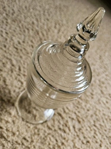 Vintage Anchor Hocking Glass, Manhattan Candy Dish, Depression Glass