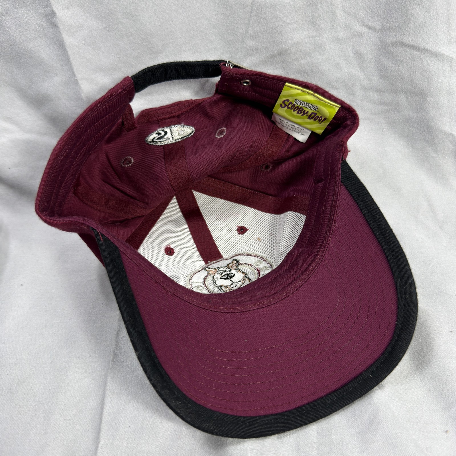 Vintage Scooby-Doo Hat Cap Strap Back Mens One Size Red Drew Pearson 2000s image 10