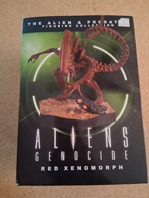 Aliens Genocide Red Xenomorph Eaglemoss Hero Collector Complete Displayed Rare