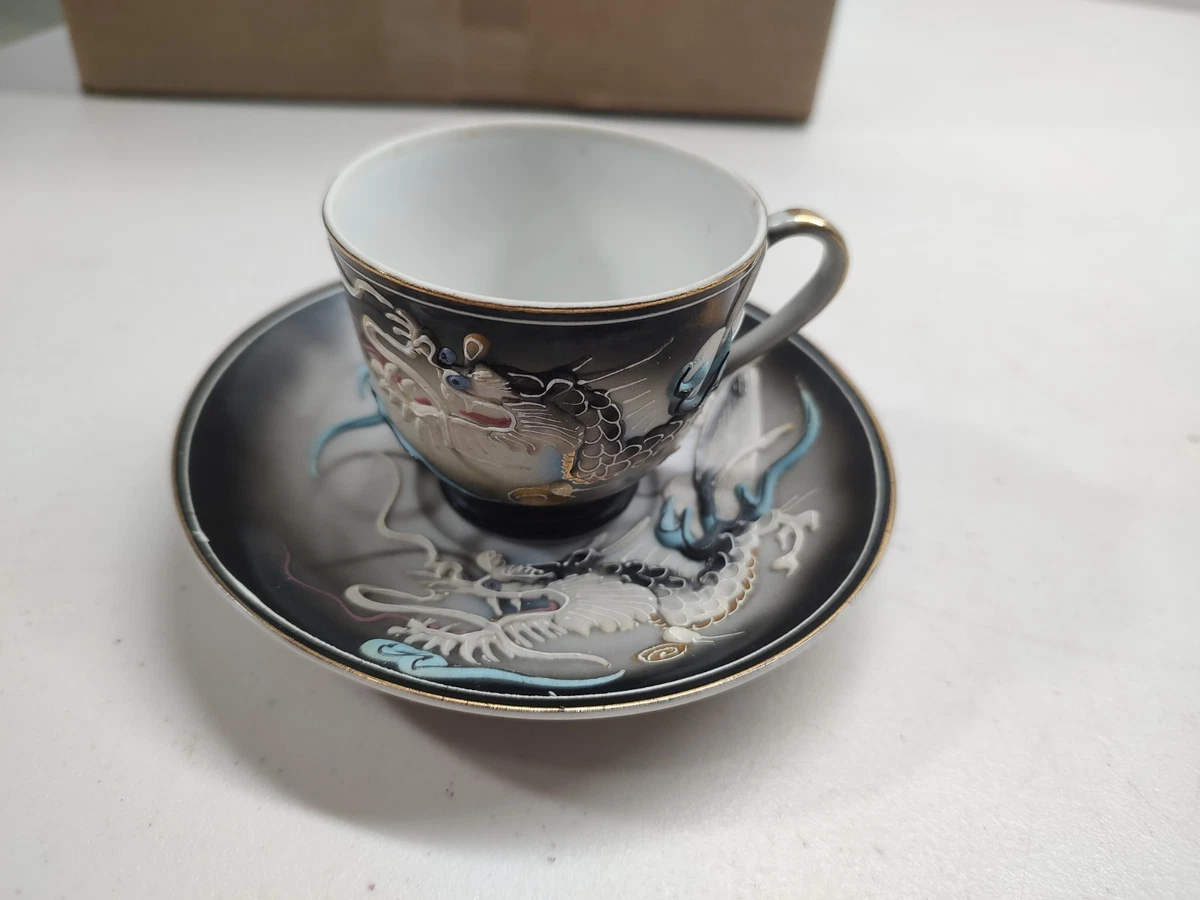 Dragonware In Antique Ceramic & Porcelain Cups & Saucers for sale