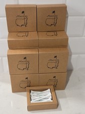 Masters Golf Tees 20 pkgs- of 20- 400 Total Tees In Masters Commemorative Boxes