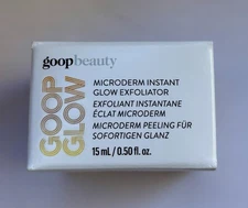 GOOPGLOW Microderm Exfoliator, Instant Glow, 15ml/.5oz NIB