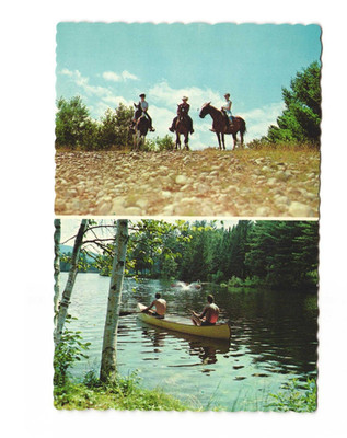 Lake Luzerne NY vintage postcard unposted