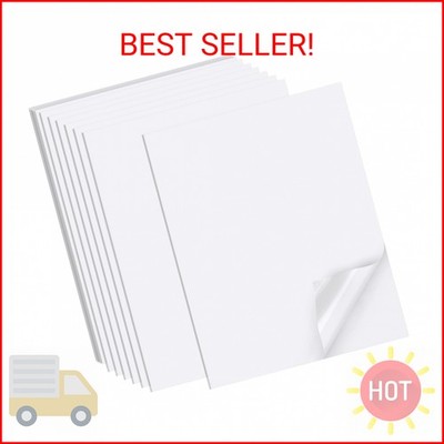 Printable Sticker Paper for Inkjet Printer, 40 Sheets 8.5''x11'' Matte Sticker Pr