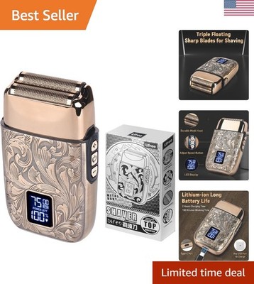 Sleek Electric Foil Razor & Beard Trimmer for Men   Perfect Gift on Any Occasion