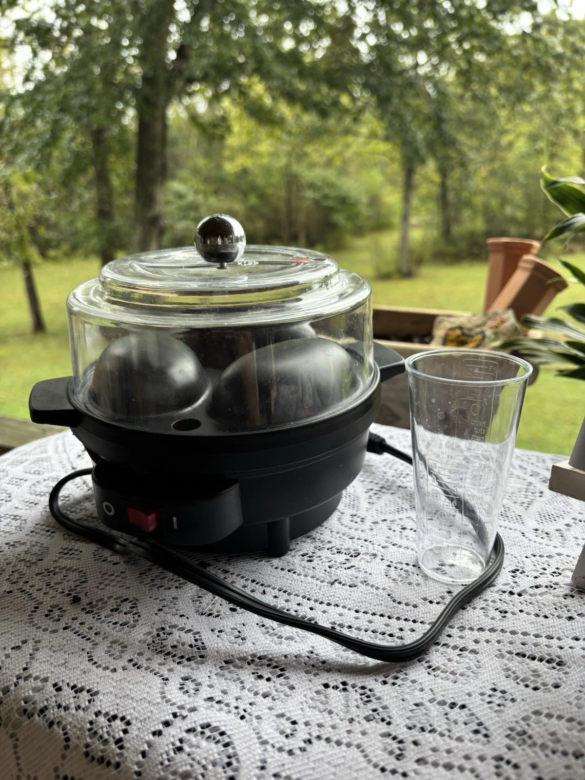 Hamilton Beach Electric Egg Cooker - 7 Egg Capacity -Stainless /Black 25500
Opens in a new window or