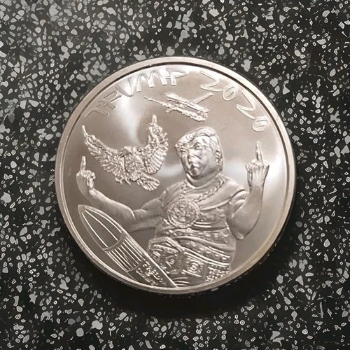 2020 Donald Trump 1oz. Silver Shield Freedom Is Coming