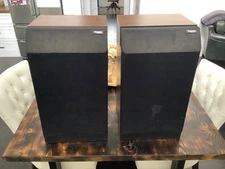 Vintage Technics by Panasonic SB-4500 floor stereo speaker Pair Japan USA grills