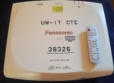 Panasonic DLP Projector PT-RZ370 With Remote - High Hours But