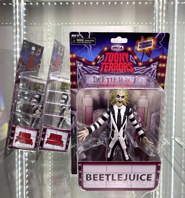 NECA Beetlejuice Toony Terrors Action Figure Movie Toy Gift Cartoon Series