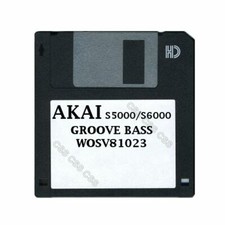 Akai S5000 / S6000 Floppy Disk GROOVE BASS WOSV81023