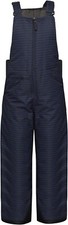 Arctix Unisex-Child Insulated Snow Bib Overalls, Arrowhead Charcoal/Royal Blue,L