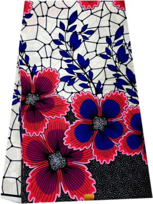 Attractive High Quality African Ankara Wax Print, 100% Cotton, Sell by 6 Yards
