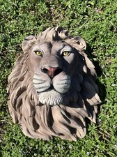 Stampo in lattice/fibra di vetro fatto in casa. Realizza testa di leone in cemento o gesso a grandezza naturale.  