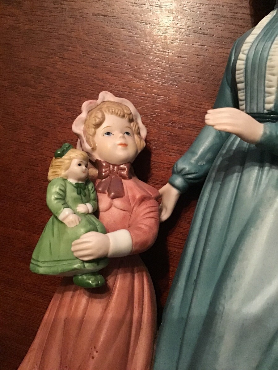 Vintage Home Interior Mother And Daughter Porcelain Figurine | eBay