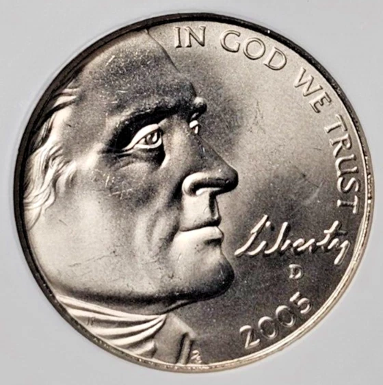 2005 D SMS Ocean View 5C Jefferson Nickel NGC MS67 - Image 4 of 4