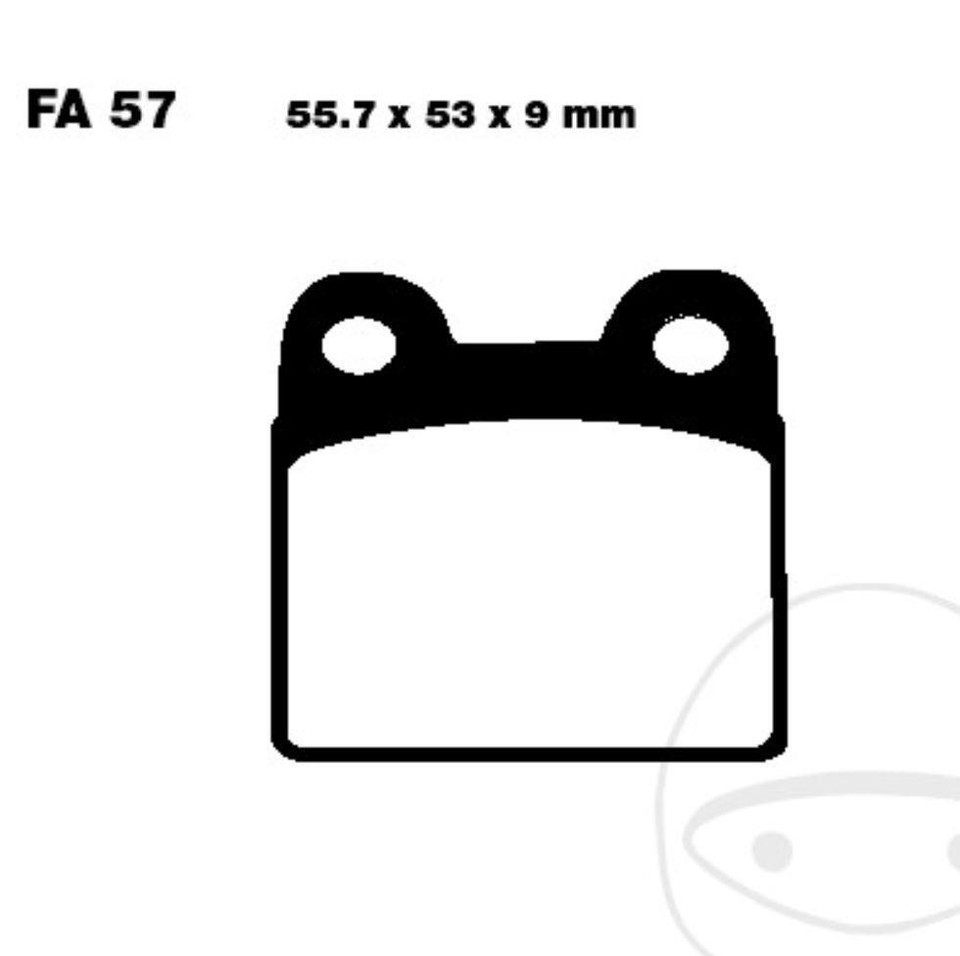 R1801800 EBC PASTIGLIE HH BMW-DUCATI-GUZZI