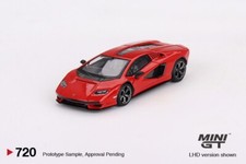 Mini GT 1:64 Lamborghini Countach LPI 800-4 Rosso Mars Red Model Car MGT00720