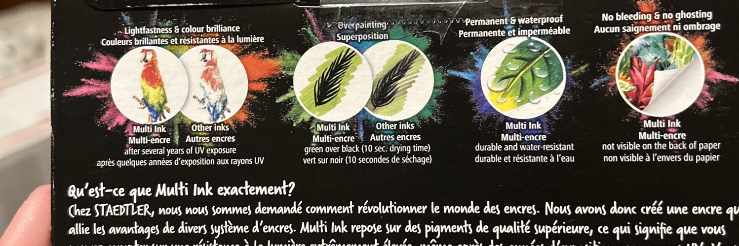 Steadtler 12 Pigment Brush Pen Multicolor Pastels