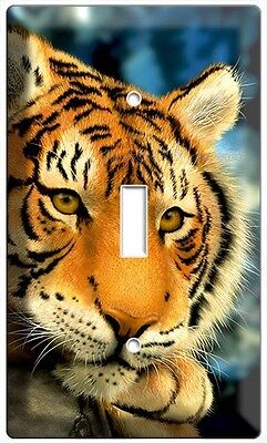 WILD COUPLE WHITE BENGAL TIGERS LIGHT SWITCH OUTLET WALL PLATE ROOM HOME DECOR