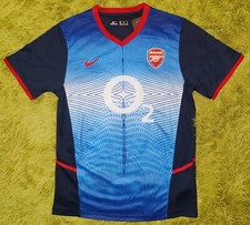 2002/2003 Arsenal FC Thierry Henry Away Navy Blue Jersey Kit Shirt New XL