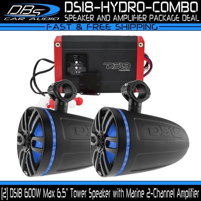 marine speaker and amp package