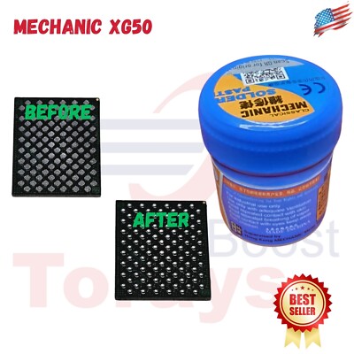 MECHANIC XG50 Soldering Paste Sn63/Pb37   183°C, PCB Repair & SMT Welding