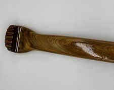 One-of-a-Kind Sinker Cypress Hand-Carved Wood Back Scratcher, 20" Long, 1" Width