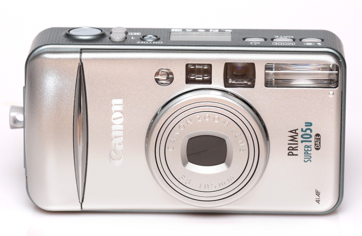Canon Prima Super 105U 35mm Point & Shoot Film Camera NEW 0894 | eBay