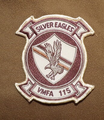 USMC VMFA 115 Marine Fighter Attack Squadron Desert Embroidered Patch