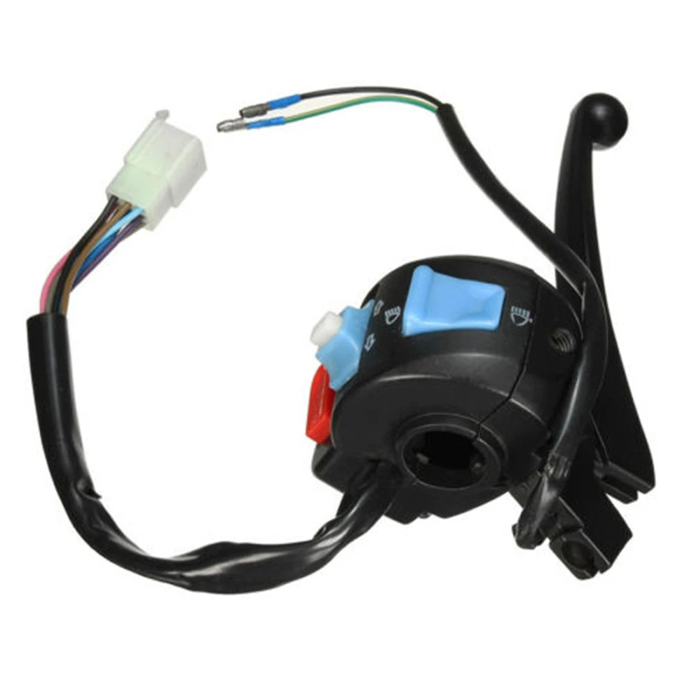 Interruptor de luz de palanca de freno izquierdo universal 7/8" control scooter ciclomotor GY6 50 150cc Foto 2 de 4