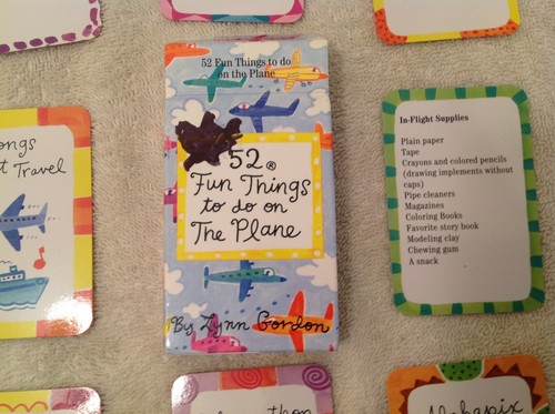 52 Fun Things To Do On The Plane~Deck of Cards~Airplane Travel Games~Lynn Gordon - 第 2/6 張圖片