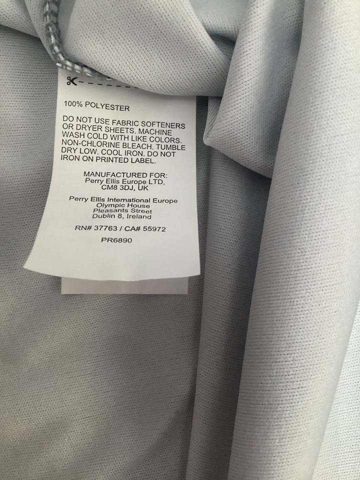 PGA Tour Pro Series Men Golf Performance Gray Cameo Polo Shirt UPF50