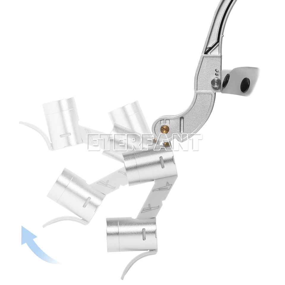 ETERFANT Dental 3.5X Headband Binocular Loupe 5W Dual LED Head Light