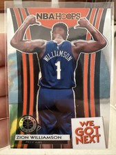 2019-20 Hoops Premium Stock #9 Zion Williamson We Got Next Base RC Pelicans 🔥🏀