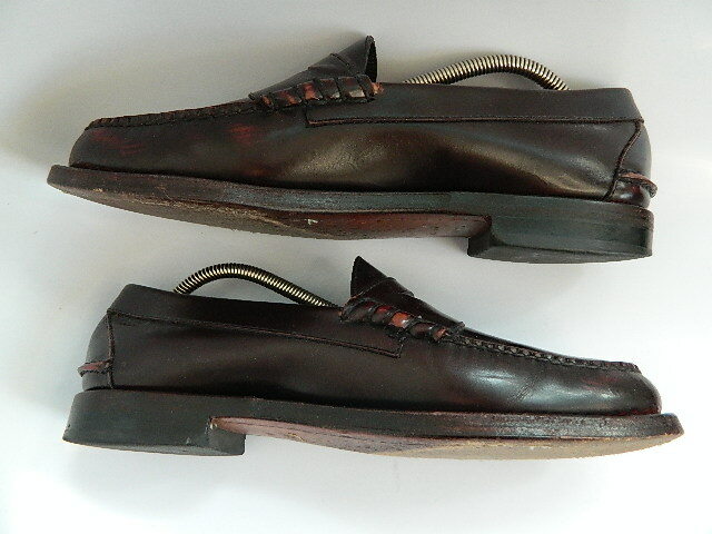 Mens Johnston & Murphy Aristocraft Leather Burgundy Pennty  display picture 1