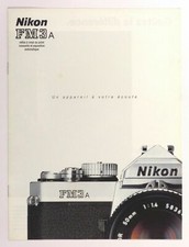 Rare Guide technique, publicit  FM-3A NIKON film camera Fran ais magazine FRENCH