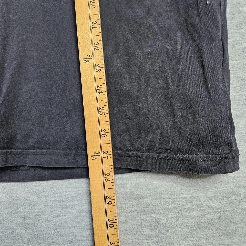 Camiseta Belstaff masculina gola redonda manga curta preta 100% algodão tamanho XXL - Imagem 4 de 4