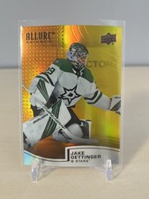 2021-22 Allure Rainbow Orange Yellow #R63 Jake Oettinger - NHL Hockey Card