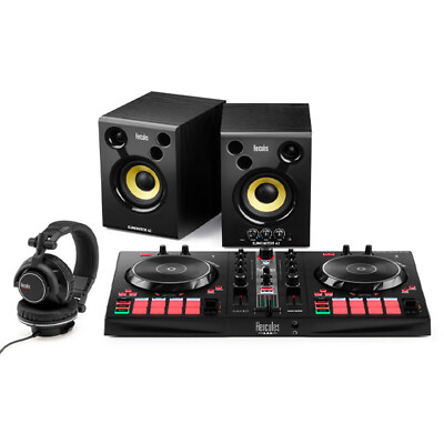 Hercules DJ Essentials Kit Inpulse 300, DJ Monitor 42 HDP DJ60 Kopfhörer Konvolut