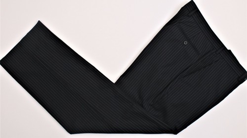 Barneys New York 2 Button Flat Front Charcoal Men's Suit US 38L - Picture 10 of 11