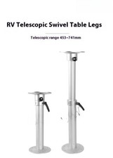 Patas de mesa elevadora de aleación de aluminio para autocaravana mesa de comedor elevadora giratoria patas de aleación de aluminio