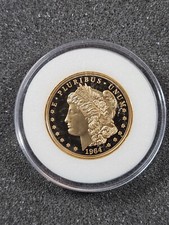 ✨ 2023 $25 GOLD COOK ISLANDS 1/2 OZ 24% PURE MORGAN EAGLE GOLD COIN (0.12 AGW) 1439.98 per troy oz