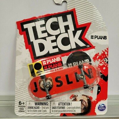 Tech Deck 2021 Plan B Skateboards JOSLIN Ultra Rare Fingerboard Red NEW